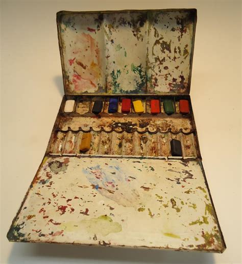 metal paint boxes watercolors|metal watercolor boxes.